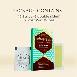 Ready to Use - Facial Wax Strips (Aloe Vera)